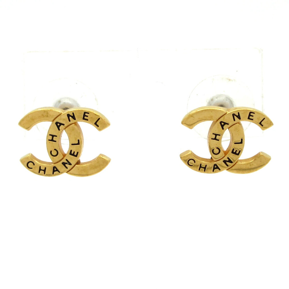 Chanel Gold Hardware Earrings #319804C84B